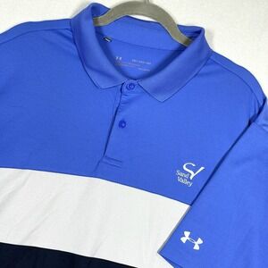Under Armour Polo Shirt Men 2XL Sand Valley Golf Club Heatgear Loose Performance